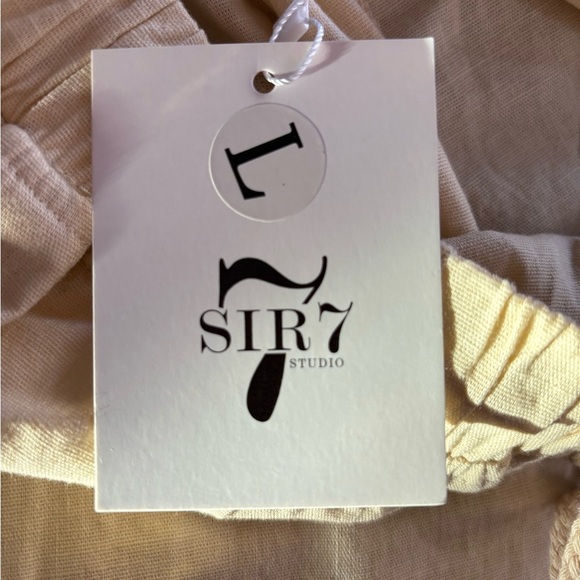 Men's Casual Cream Sweatpants - Picture 6 of 7